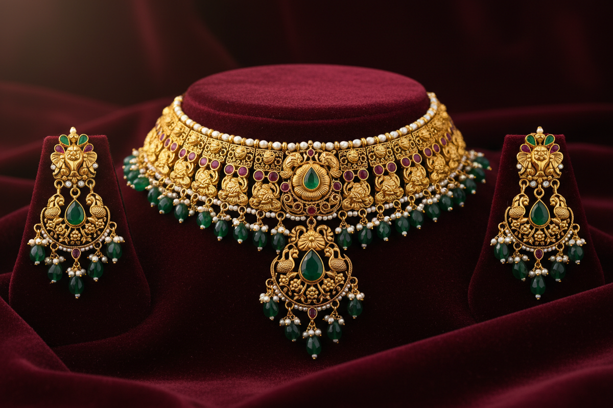 Indian Gold Jewellery Set