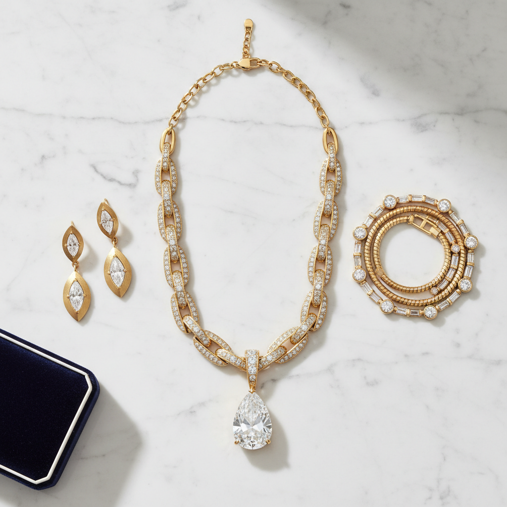 Jewellery Collection Flatlay
