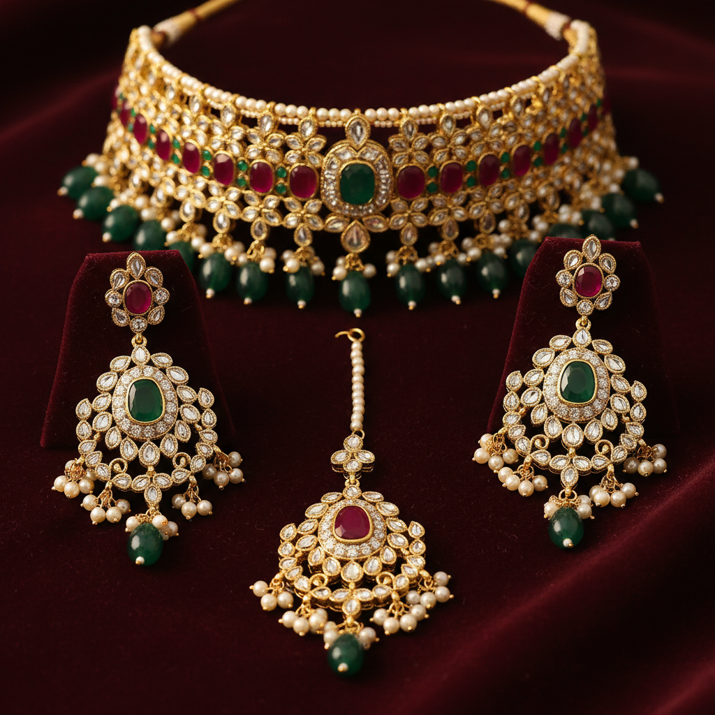 Kundan Bridal Necklace Set