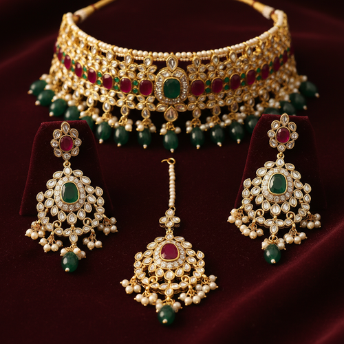 Kundan Bridal Necklace Set
