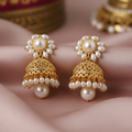 Pearl Jhumka Earrings