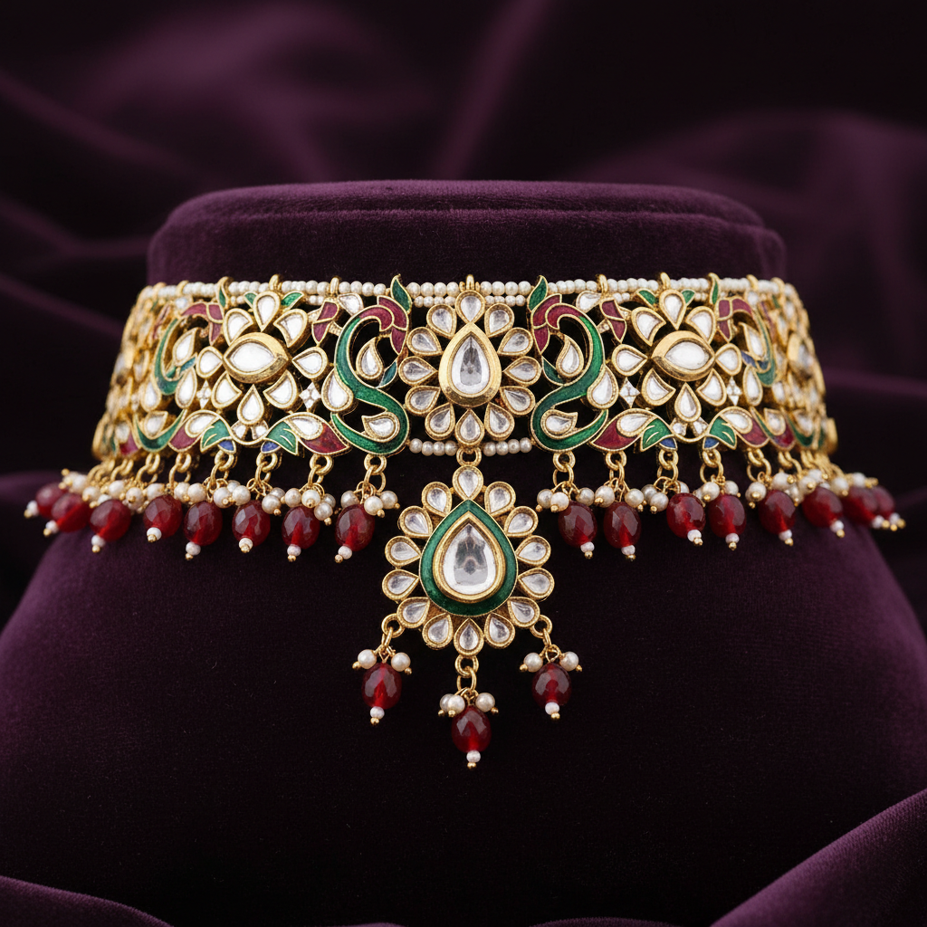 Polki Choker Necklace