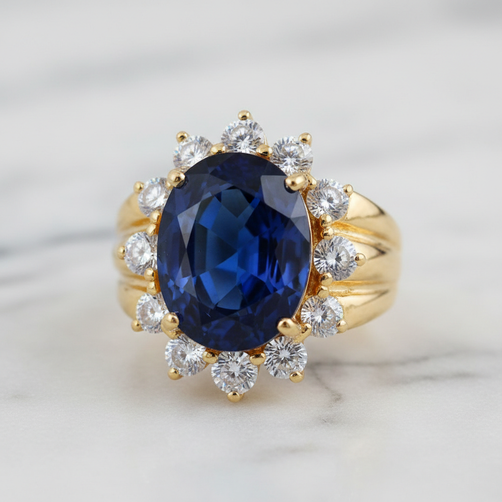 Sapphire Cocktail Ring
